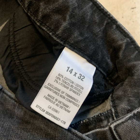 Denver Hayes "Chloe" Curvy Fit wide leg Jeans - Size 14x32 - Black Wash - Picture 3 of 6